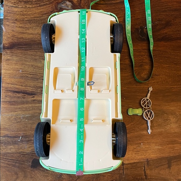 Barbie VW Volkswagen Mint Green Beetle Bug w/ 2 keys on key ring Mattel 2000 - Picture 13 of 16